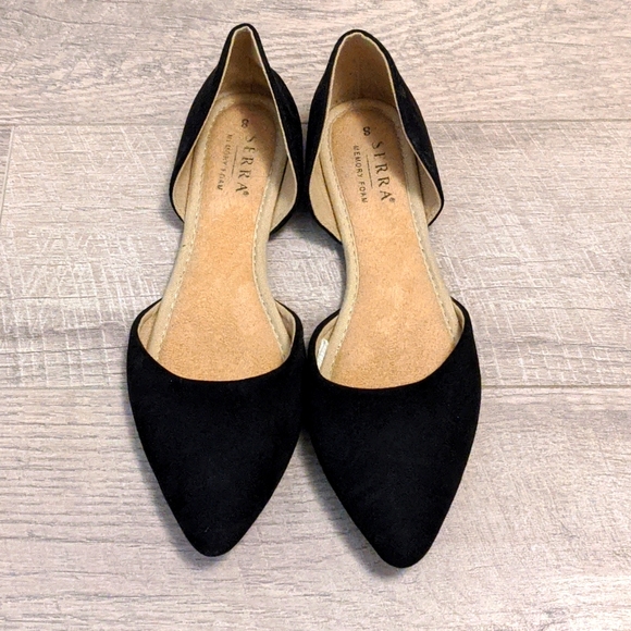 Serra Memory Foam Shoes - Serra Memory Foam flats size 8, black